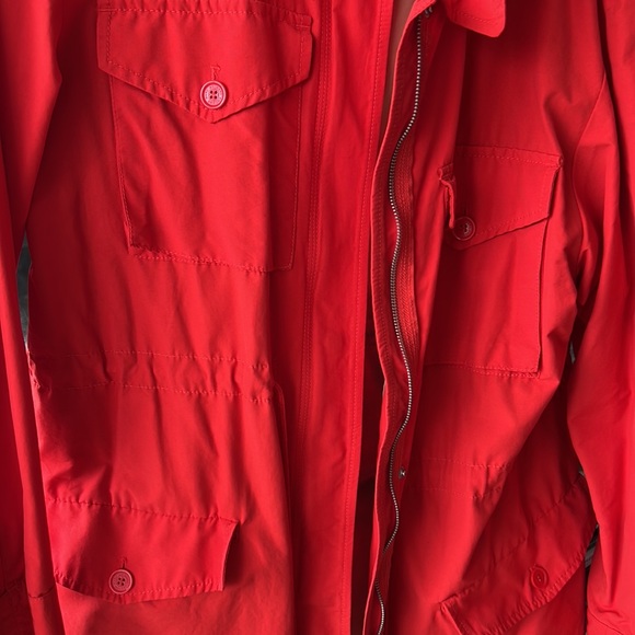 Vibrant Red Marc Jacobs Raincoat (L) - Picture 6 of 6